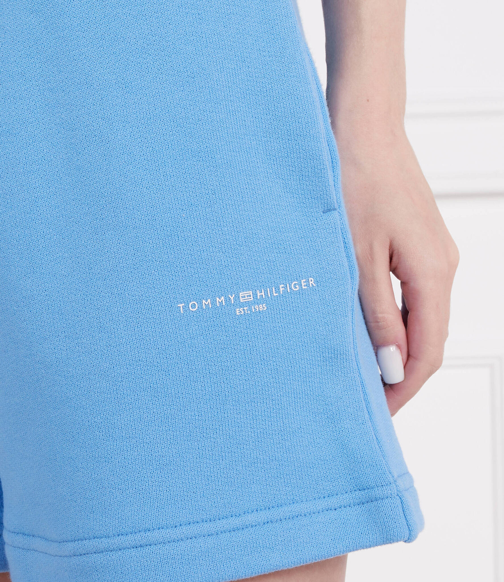 Шорты 1985 MINI CORP LOGO TERRY SHORTS Tommy Hilfiger - голубой(WW0WW38348)