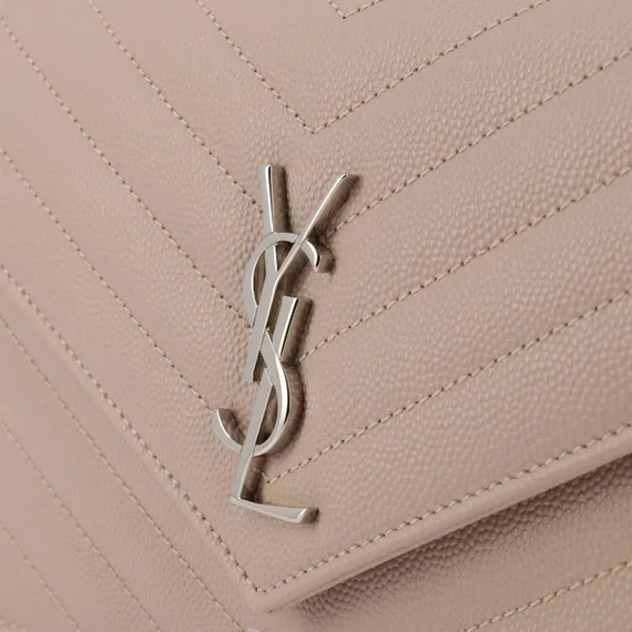 Клатч Saint Laurent Monogram Mini светло-розовый