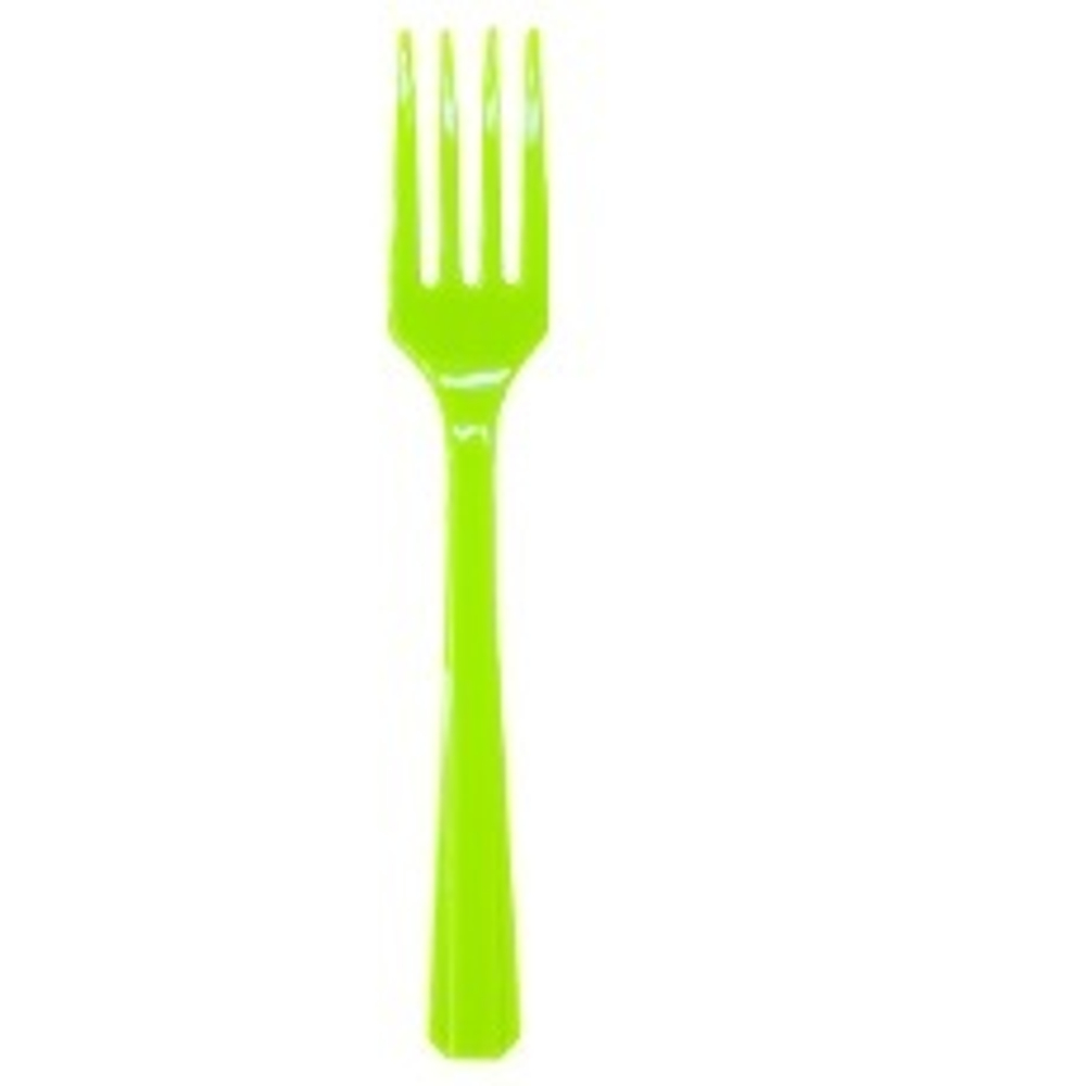 Вилка пласт Kiwi Green 20шт