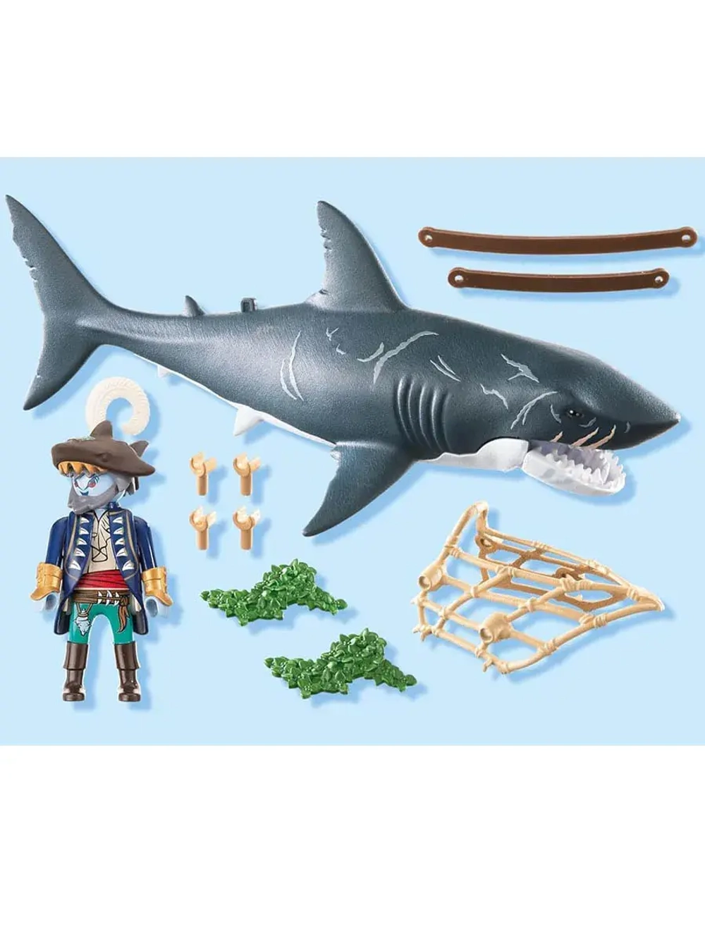 Набор Гигантская акула с пиратом Playmobil 71793