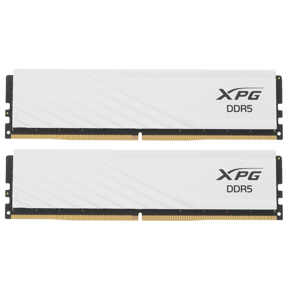 Оперативная память DIMM DDR5 64Gb, 5600Mhz, 2x32Gb, ADATA XPG Lancer Blade RGB White (AX5U5600C4632G-DTLABWH)