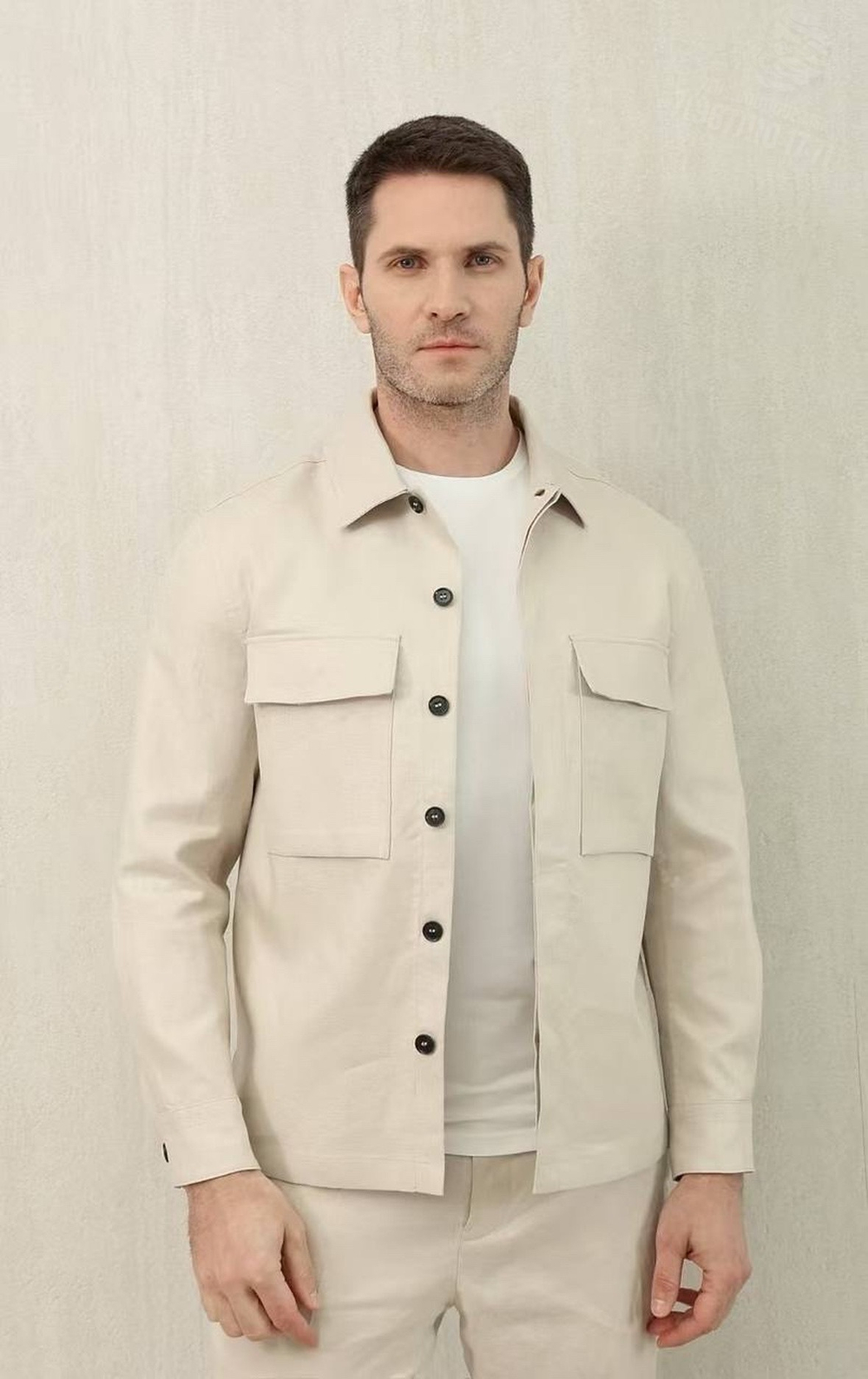 Льняной костюм Ermenegildo Zegna