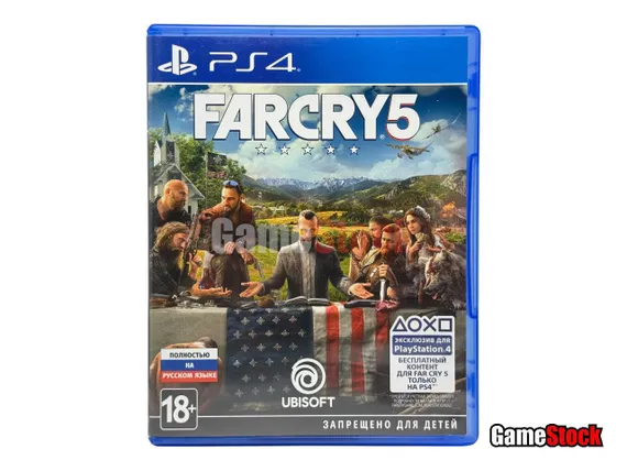 PS4 Far Cry 5 (Б/У, Полностью на русском языке, CUSA-05848)