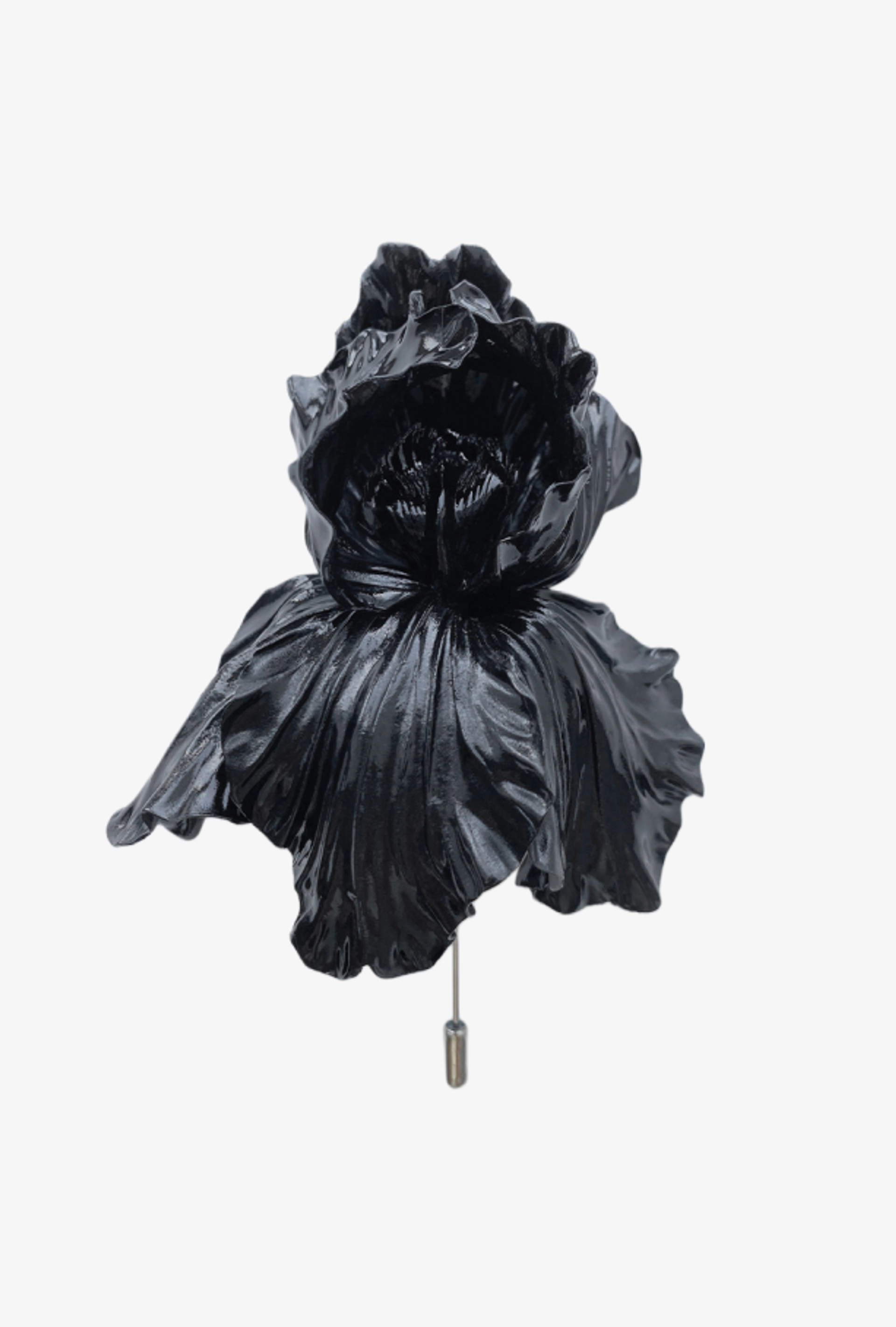 Брошь Big Brooch Ирис, черный