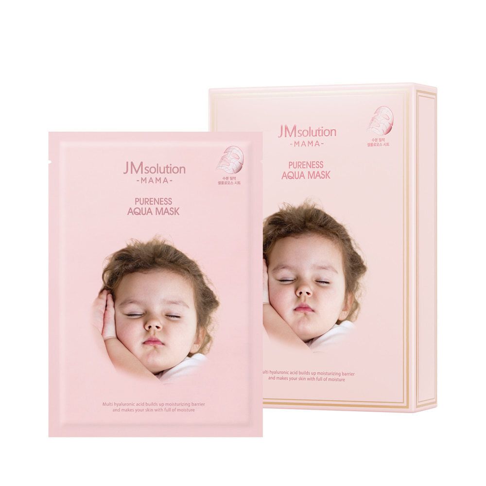 JM SOLUTION Гипоаллергенная тканевая маска Mama Pureness Mask 30 ml