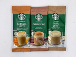 Starbucks кофе растворимый Mix из 3 видов (Cappuccino, Caffe Latte, Caramel Latte), 3 саше-пакетика, 59 г (Турция)