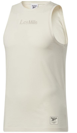 Мужская теннисная футболка Reebok Les Mills No Dye Tank M - non-dyed