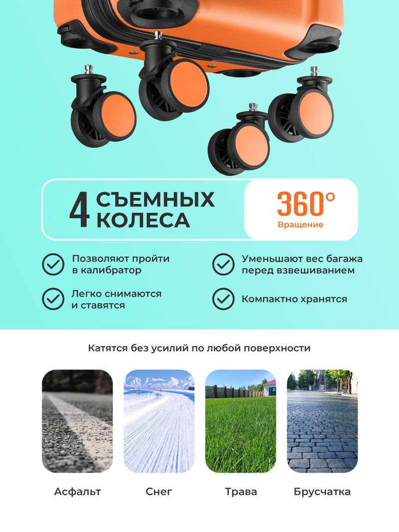 Набор S/L ручная кладь и большой Папайя