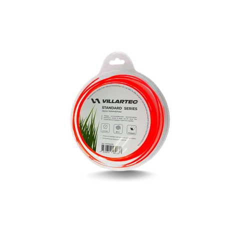 Леска для триммера квадратная 2,4 мм × 50 м VILLARTEC Standard, 5012760050