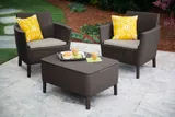 Allibert Комплект мебели Салемо балкон (Salemo balcony set) коричневый — фото 2