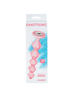 Lola games Emotions Chummy Pink - Анальная ёлочка со стразом