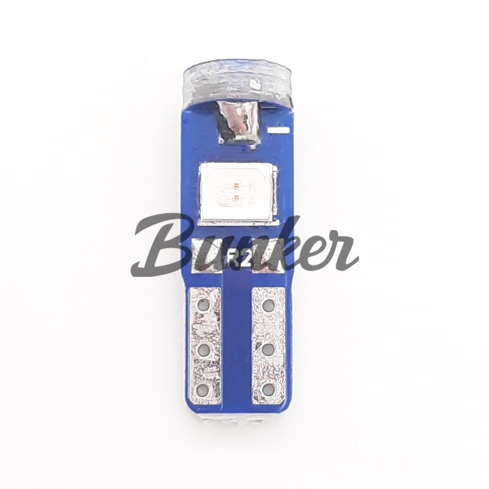 Светодиодная габаритная лампа Sariti T5-2835-3SMD-12V (красный)