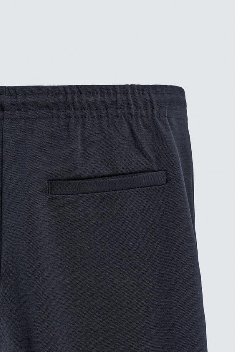 ZARA БРЮКИ-ДЖОГГЕРЫ NON IRON КОМФОРТНОЙ ПОСАДКИ, МОРСКОЙ СИНИЙ МЕЛАНЖ