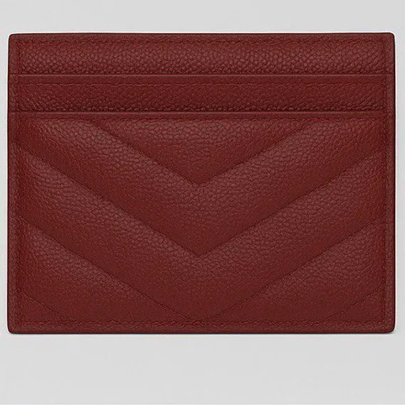 Держатель для карт Saint Laurent CASSANDRE MATELASSÉ GRAIN DE POUDRE