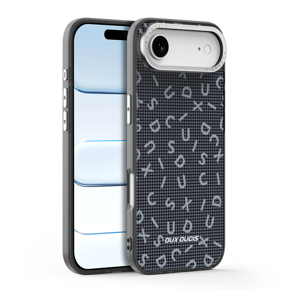 Чехол с MagSafe черного цвета для iPhone Air, серия Moro Series Magnetic от Dux Ducis