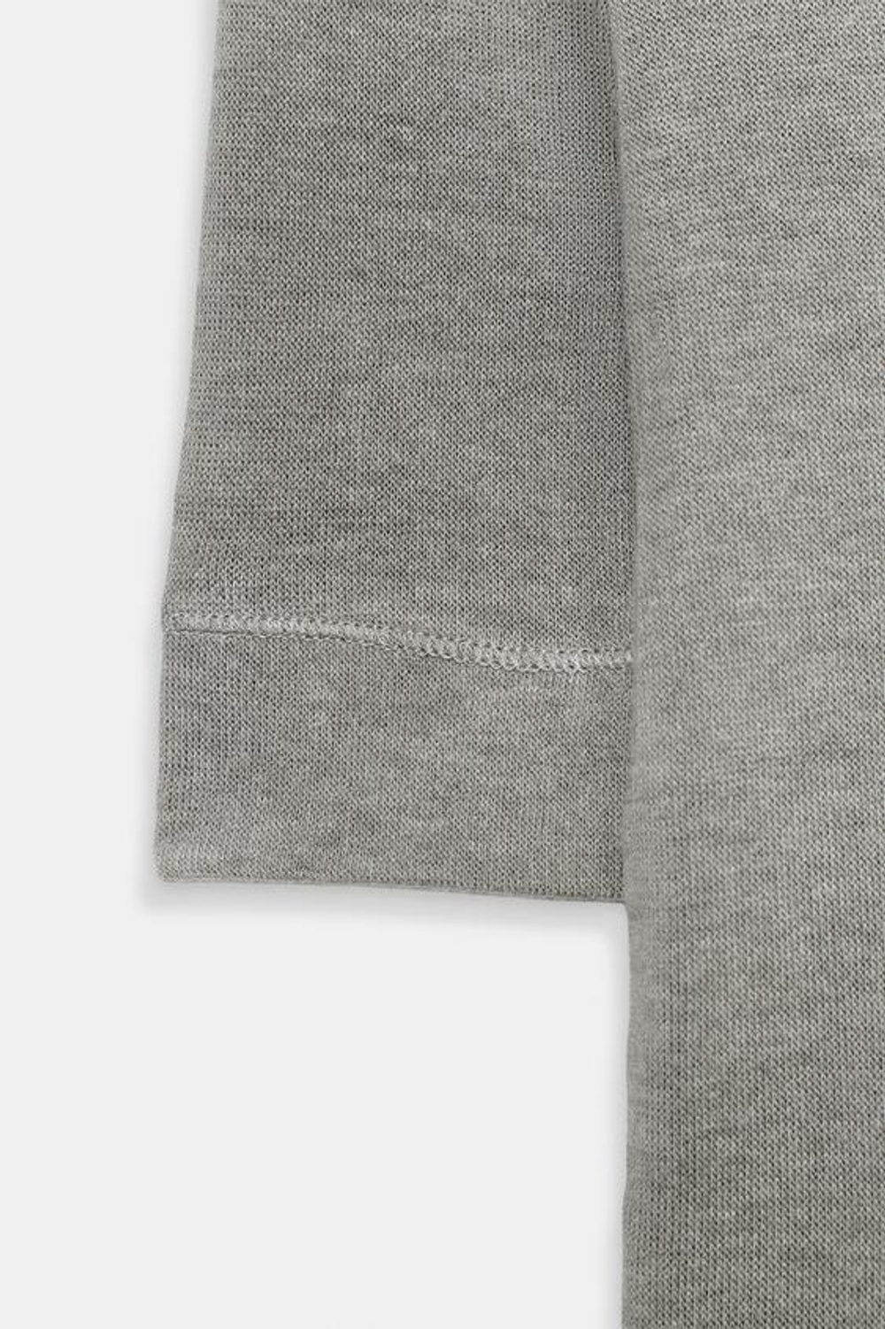 ZARA ФУТБОЛКА С V-ОБРАЗНЫМ ВЫРЕЗОМ, СЕРО-КОРИЧНЕВЫЙ