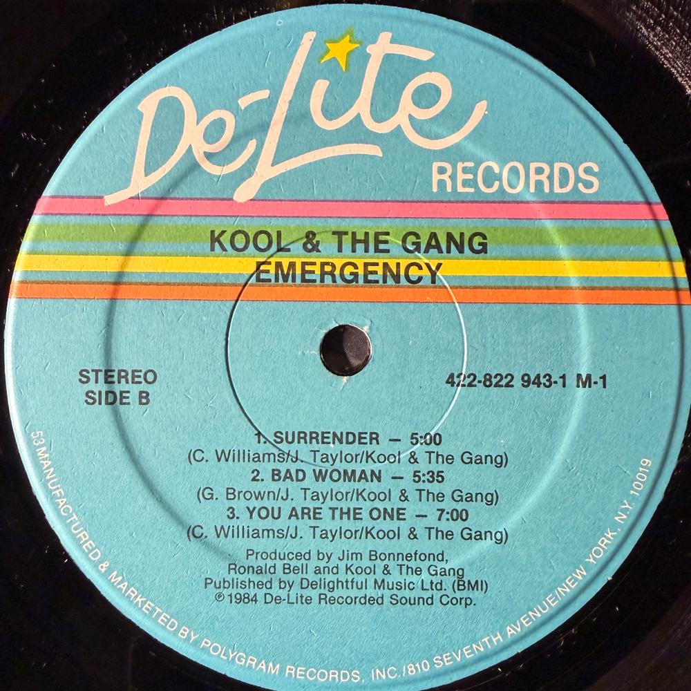 Kool & The Gang ‎– Emergency (США 1984г.)