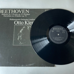 Винтажная виниловая пластинка LP L. V. Beethoven Бетховен, Otto Klemperer Отто Клемперер Симфония Sinfonie Nr. 3 Es-dur Op. 55 Eroika (ГДР 1981)