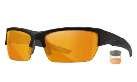 Очки Wiley X WX Valor (Frame: Matte Black, Lens: Clear + Grey + Rust)