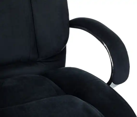 Кресло руководителя Бюрократ T-9925SL Fabric черный Holland 75 крестов. металл хром