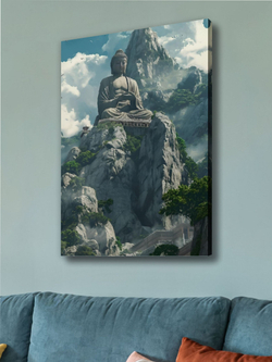 Картина Будда и ветвь мудрости модульная 50x70см 1шт.