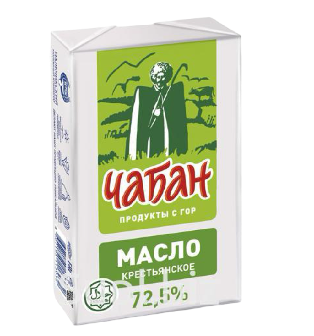 Масло сливочное Чабан Халяль 72.5% 330г