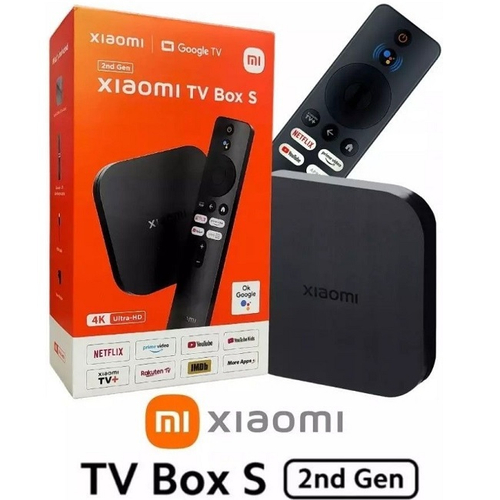 Медиаплеер/ТВ-приставка  Xiaomi TV Box S 2 Gen, EU, черный (MDZ-28-AA)