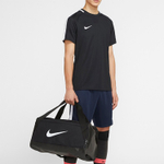Nike Polyester Gym Bag Camping Bag One Shoulder Crossbody Handheld Travel Bag Unisex Black