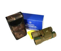 Бинокль Sturman 14x36 камуфляж с чехлом и салфеткой в комплекте