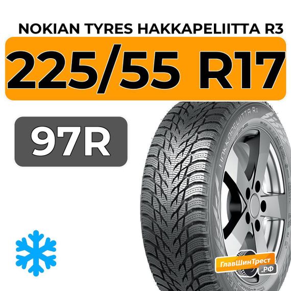 Nokian Tyres Hakkapeliitta R3 225/55 R17 97R
