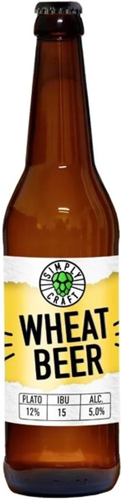 Пиво Симпли Крафт Вит Бир / Simply Craft Wheat Beer 0.45 - стекло