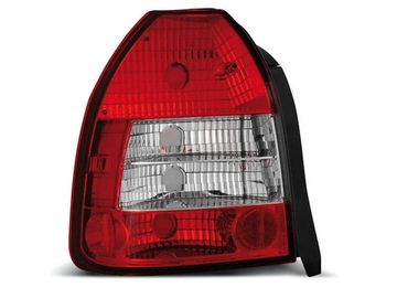 Задние фонари Honda Civic 6 red white