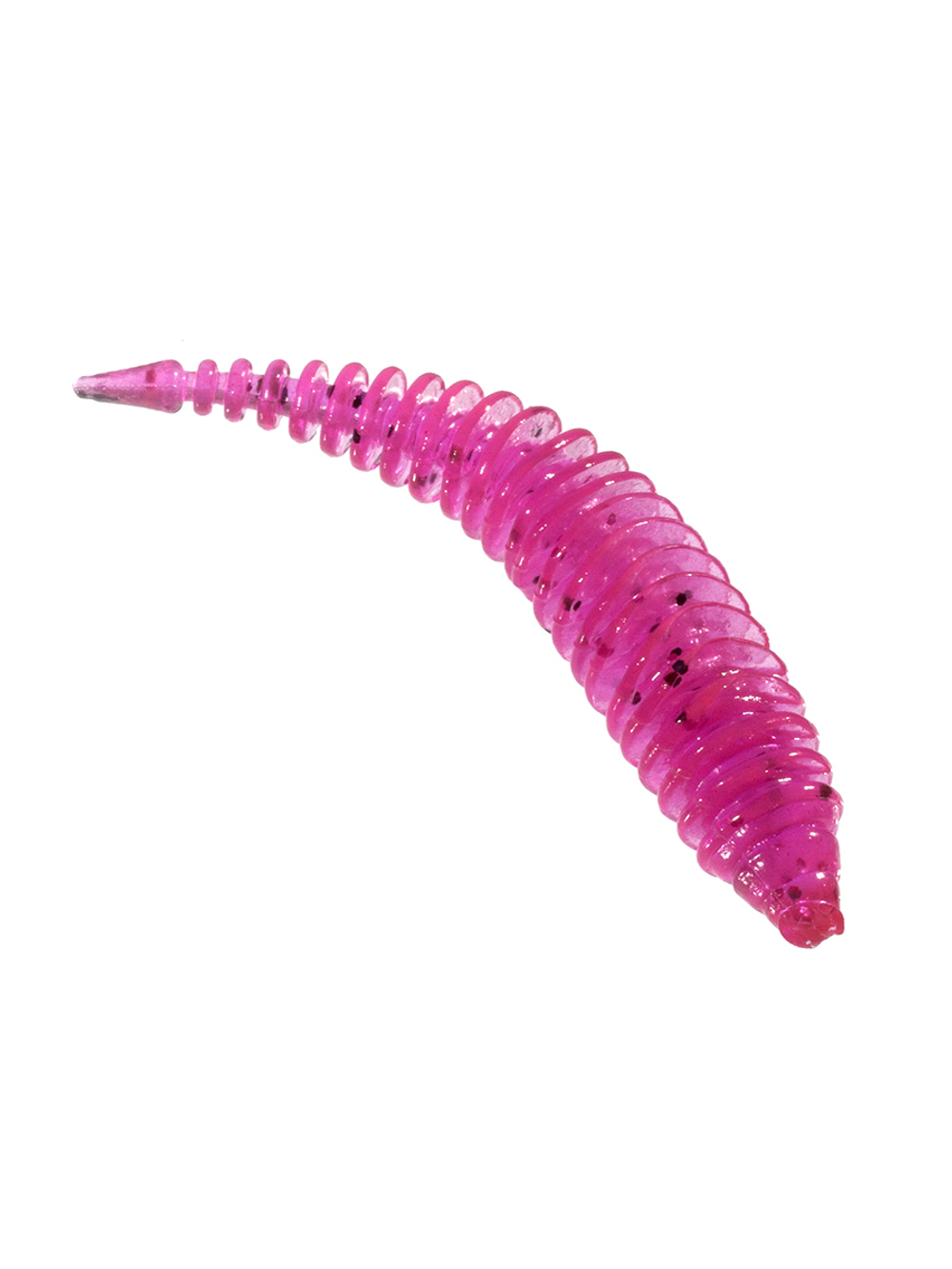 Приманка ZUB-MAGGOT SLIM 22мм(0,9")-20шт, (цвет 130) маджента с блестками