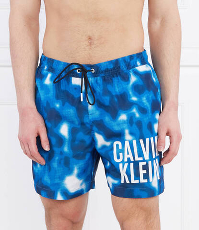 Шорты для плавания Calvin Klein Swimwear - голубой(KM0KM00795)