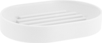 Мыльница открытая KEEPLEX коллекция Light, soft-touch, БЕЛОЕ ОБЛАКО 120*83*20 мм,