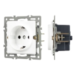Механизм электрической розетки SCT-GP-MEU-PL-WH (250V, 16A) (Arlight, -)