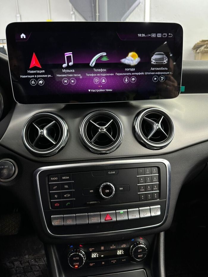 Магнитола для Mercedes-Benz GLA X156 2017-2020 NTG 5.0/5.1 - RDL-7715 монитор 12.3" на Android 13, Быстрая, CarPlay, 4G SIM-слот