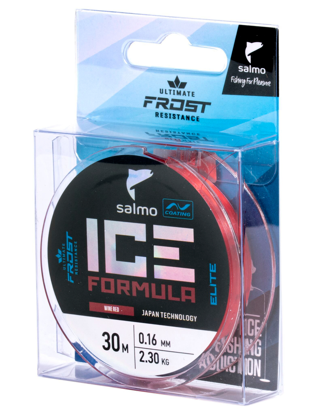 Леска монофильная зимняя Salmo Elite ICE FORMULA Wine red 030/010