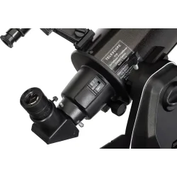Телескоп Sky-Watcher K100 mini Virtuoso GTi, настольный - крупный план фокусера и монтировки