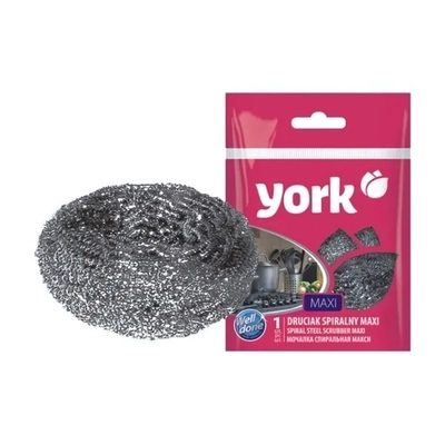 Губка спиральная стальная Макси YORK