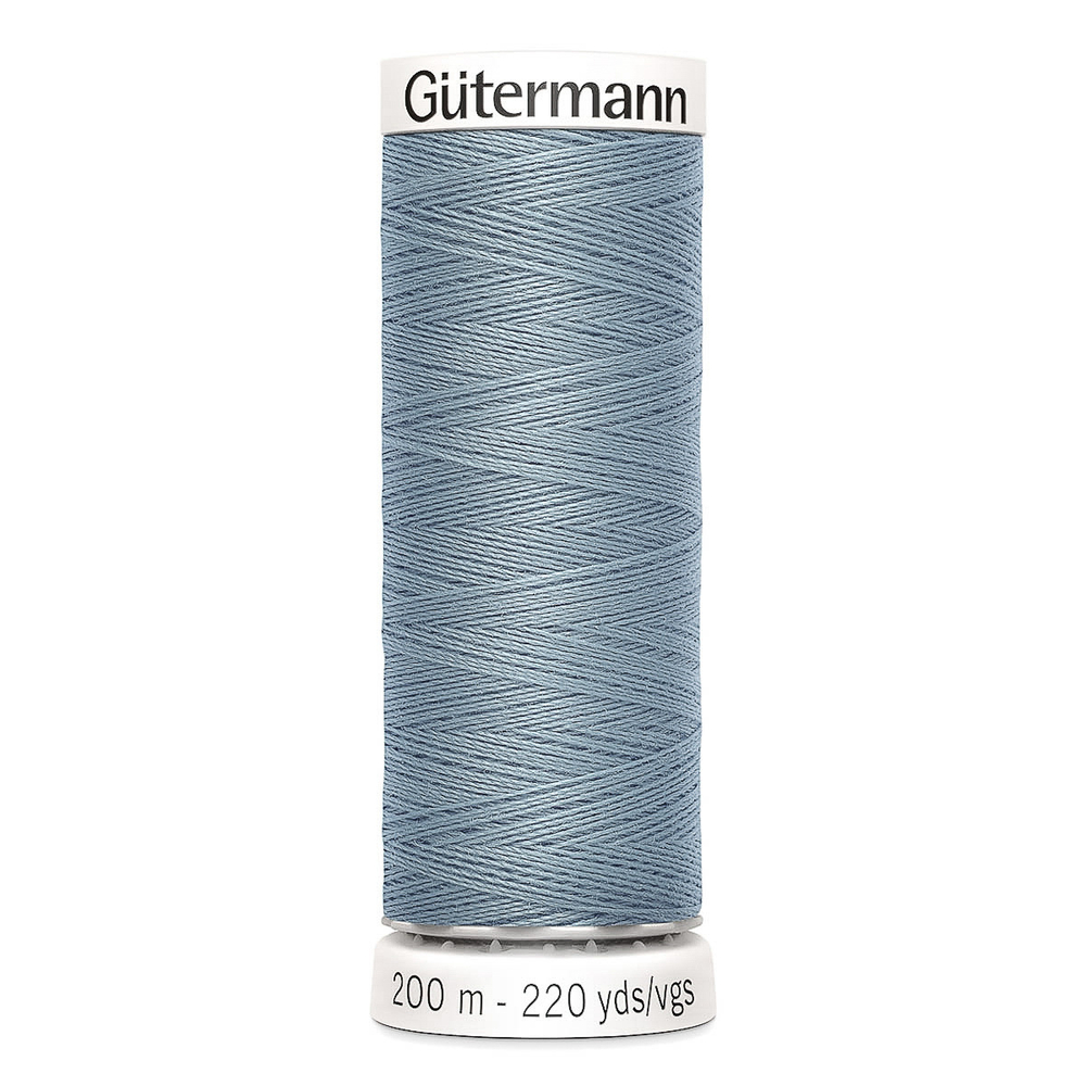01 Нить Sew-All 100/200 м для всех материалов, 100% полиэстер Gutermann 748277 (064 серый джинсовый)