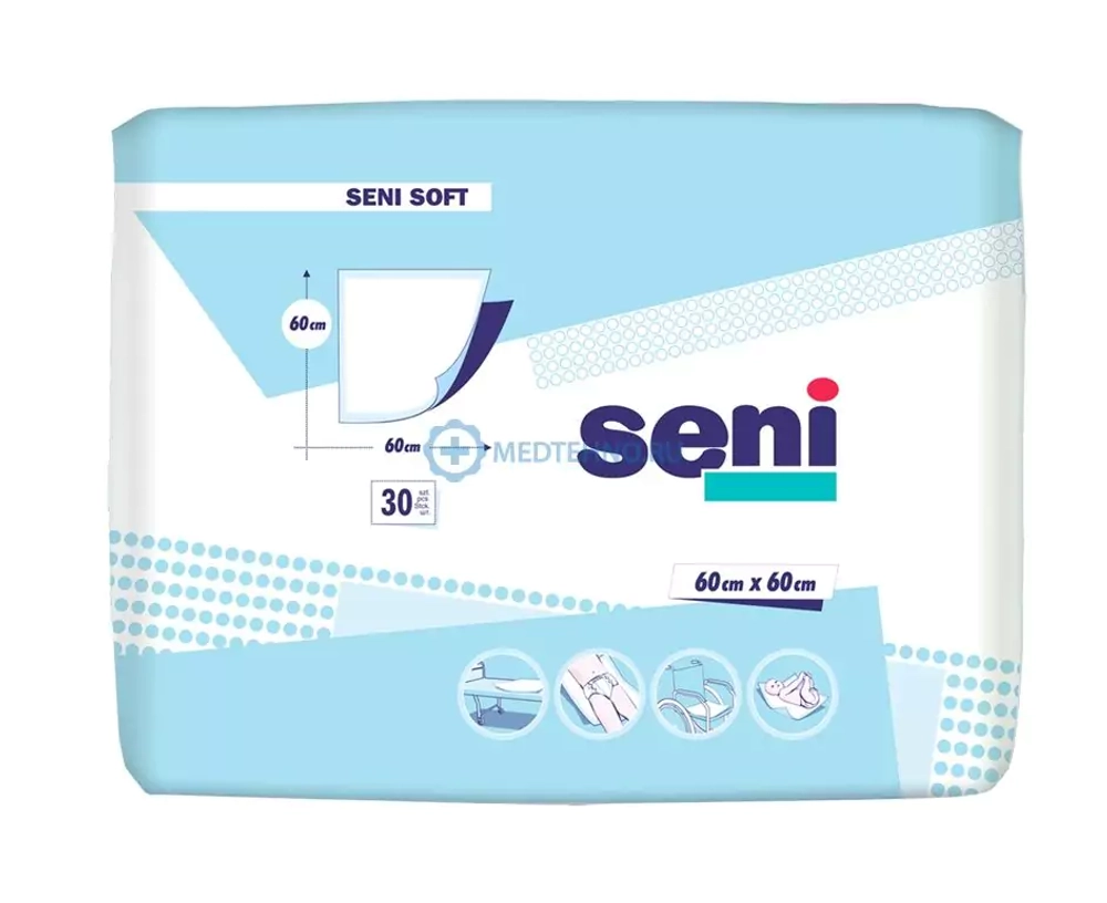Пеленки гигиенические впитывающие Seni Soft (60х60) 30 шт.