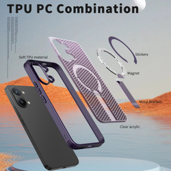 Прозрачный чехол Mesh Pro Magnetic Case для Poco X8 Pro Max 5G