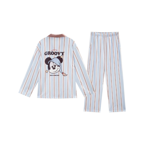 Пижама Disney «Mickey Mouse Groovy», голуб.