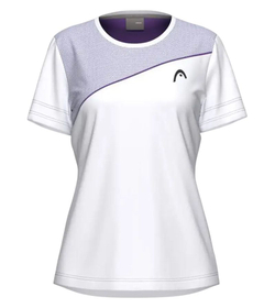 Женская футболка Head Tie-Break - white/purple
