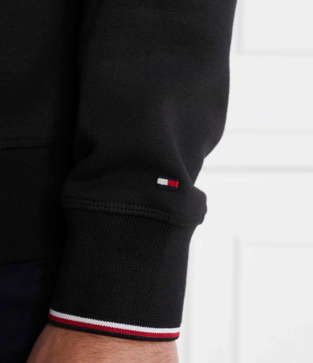 Худи LOGO TIPPED CREWNECK Tommy Hilfiger - черный(MW0MW33639)