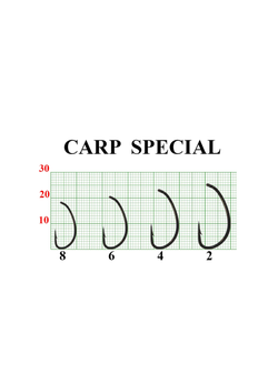 Крючок рыболовный Fish Crystal карповый Carp Special 10100 №4 ( 5 упаковок )
