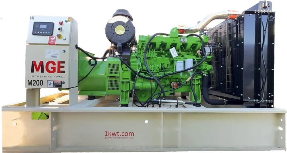Дизельный генератор MGEp200YI (200 кВт, Yuchai)