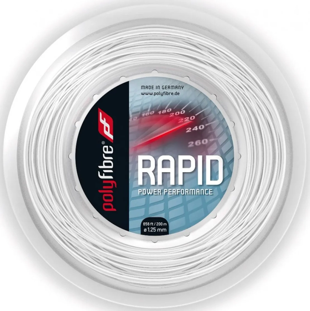 Струны теннисные Polyfibre Rapid (200 m)