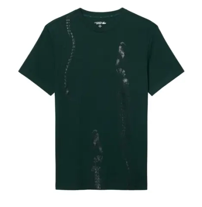Теннисная футболка Lacoste Tennis x Daniil Medvedev Graphic - green
